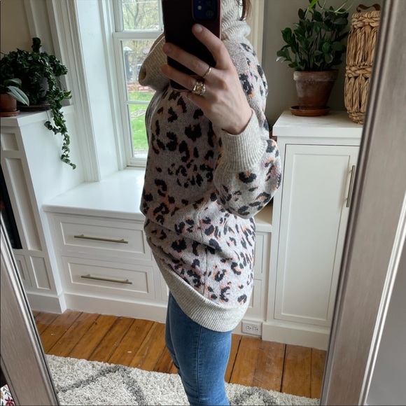 Anthropologie Emmy cowl-neck tunic sweater. - Picture 5 of 12